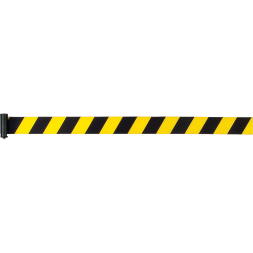 Cartouches de ruban pour assembler vos propre barri&egrave;res de contr&ocirc;le des foules, 7', Ruban Jaune Brunswick Fyr & Safety
