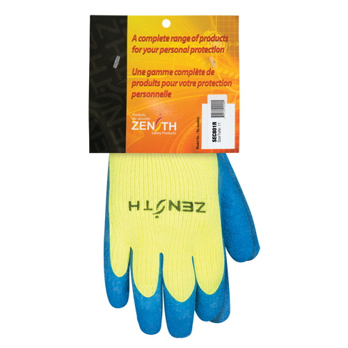 Gants haute visibilit&eacute; doubl&eacute;s d'acrylique de caoutchouc naturel, 2T-Grand, R&ecirc;vetement Latex de caoutchouc, Calibre 7, Enveloppe en Acrylique Brunswick Fyr & Safety