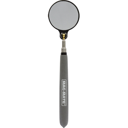 Miroir d'inspection, Circulaire, 2-1/4" lo x 2-1/4" la, T&eacute;lescopique Brunswick Fyr & Safety