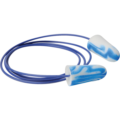 SparkPlugs&reg; Multi-Coloured Foam Earplugs, Bulk - Box, Corded Brunswick Fyr & Safety