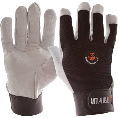 Anti-Vibration Air Glove&reg;, Size Medium, Pearl Leather Palm Brunswick Fyr & Safety