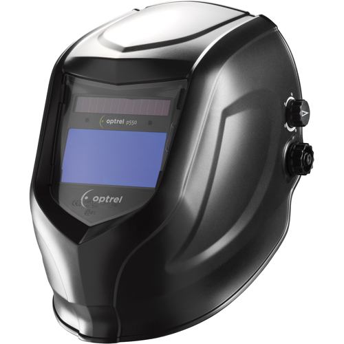 p550 Welding Helmets, 3.94" L x 1.97" W View Area, 9 - 13 Shade Range, Black Brunswick Fyr & Safety