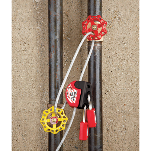 Verrou de c&acirc;ble ajustable, Longueur de 10' Brunswick Fyr & Safety
