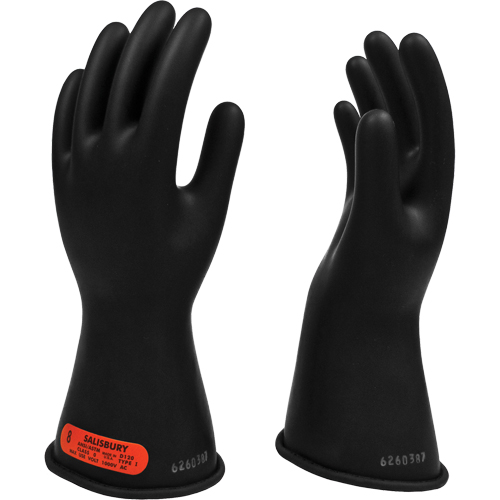 Gants isolants en caoutchouc Salisbury, ASTM classe 0, Taille 7, 11" lo Brunswick Fyr & Safety