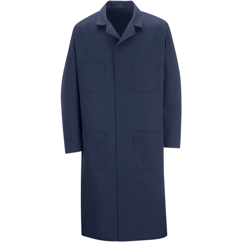 Shop Coats, Poly-Cotton, Size 36, Navy Blue Brunswick Fyr & Safety