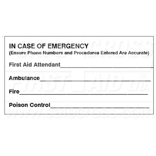 Fiche d'instruction pour signalement en Colombie-Britannique Brunswick Fyr & Safety