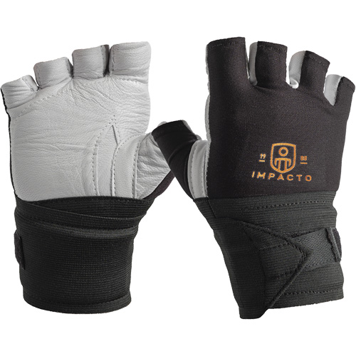 Anti-Vibration Gloves- Left, Size Small, Grain Leather Palm Brunswick Fyr & Safety