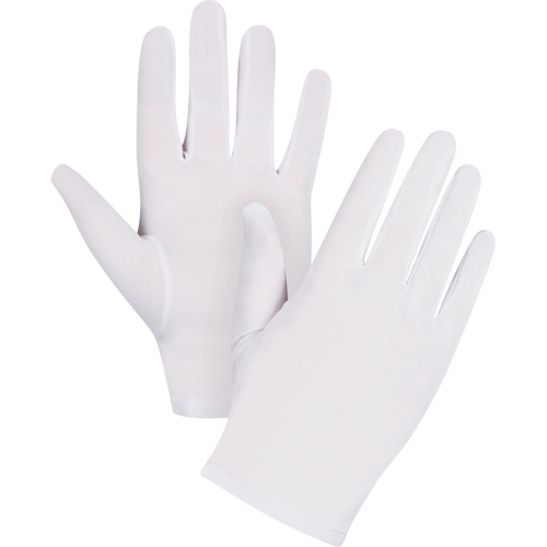 Low-Lint Inspection Gloves, Nylon, Hemmed Cuff, Ladies/X-Small Brunswick Fyr & Safety