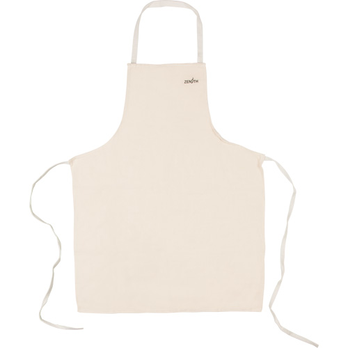 Apron, Cotton, 36" L x 29" W, Natural Brunswick Fyr & Safety