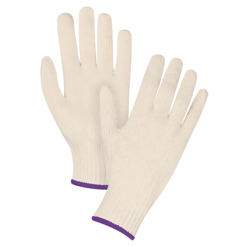 Gants en tricot d'usage standard, Poly/coton, Calibre 7, T-petit Brunswick Fyr & Safety