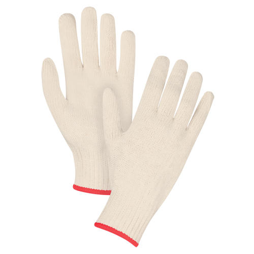Gants en tricot de poids lourd, Poly/coton, Calibre 7, Petit Brunswick Fyr & Safety