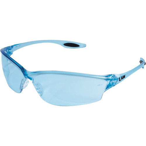 Lunettes de s&eacute;curit&eacute; Law 2, Lentille Bleu, Anti-&eacute;gratignures, ANSI Z87+ Brunswick Fyr & Safety