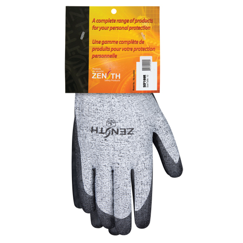 Gants &eacute;lastiques sans coutures r&eacute;sistants &agrave; la coupe, Taille 10, Calibre 13, Rev&ecirc;tement Polyur&eacute;thane, Enveloppe en PEHP, EN 388 niveau 5 Brunswick Fyr & Safety