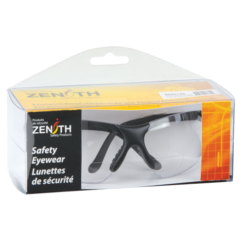 Lunettes de s&eacute;curit&eacute; s&eacute;rie Z1800 avec verres de lecture, Anti-&eacute;gratignures, Transparent, Dioptrie 1,5 Brunswick Fyr & Safety