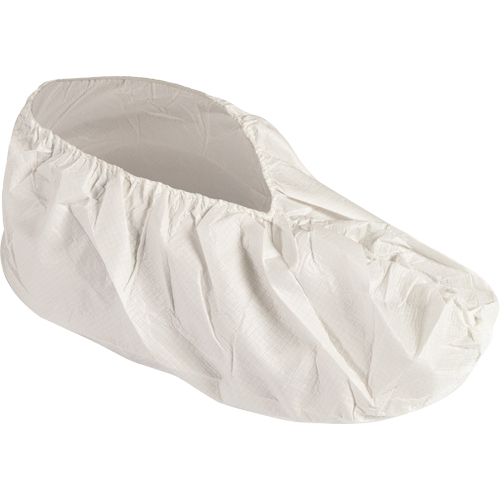 KleenGuard A40 Shoe Covers, X-Large, Vinyl, White Brunswick Fyr & Safety