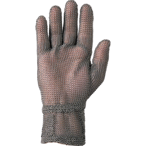 2" Cuff Mesh Glove, Size Small/7, Stainless Steel Shell, ANSI/ISEA 105 Level 5 Brunswick Fyr & Safety