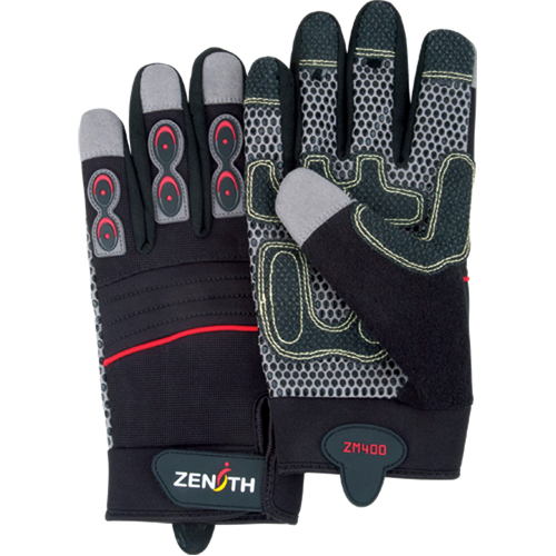 ZM400 Premium Mechanic's Gloves, Synthetic Palm, Size Medium Brunswick Fyr & Safety