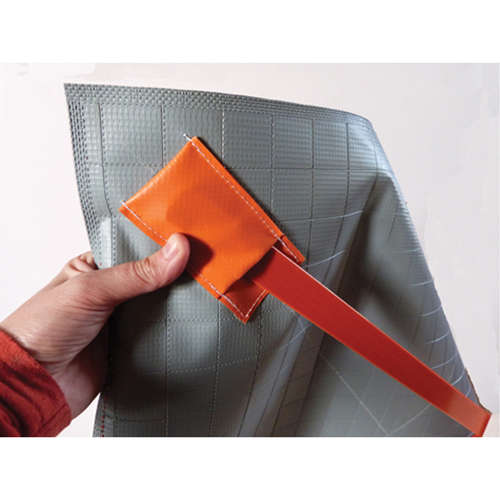 Arrow Roll-Up Temporary Conditions Sign , 24" x 24", Vinyl, Pictogram Brunswick Fyr & Safety