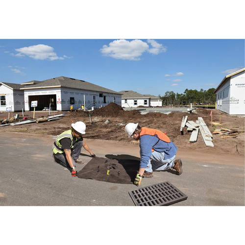 Plus Ultra-Drain Guard&reg; Catch Basin Insert, Oil & Sediment, 48" L x 36" W Brunswick Fyr & Safety