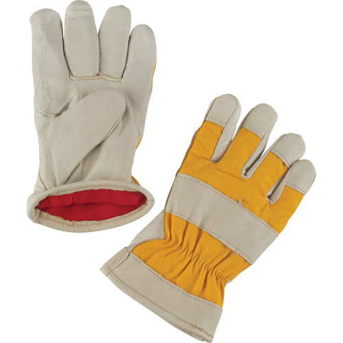 Premium Winter-Lined Work Gloves, 2X-Large, Grain Pigskin Palm, Foam Fleece Inner Lining Brunswick Fyr & Safety