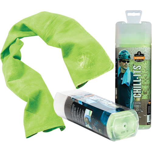 Chill-Its&reg; 6602 Cooling Towels, Hi-Vis Lime Brunswick Fyr & Safety
