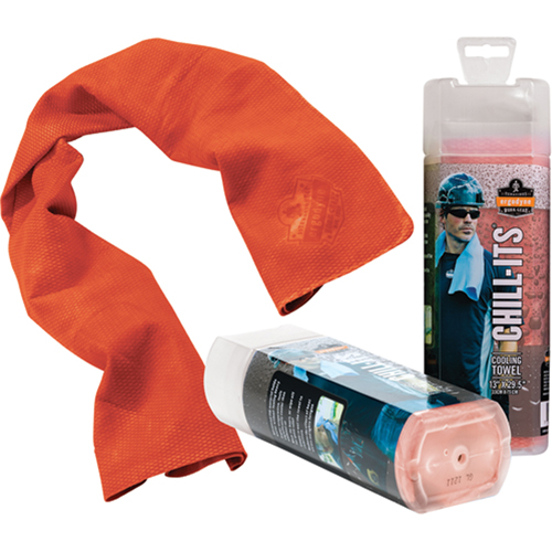 Serviettes de refroidissement 6602 Chill-Its, Orange haute visibilit&eacute; Brunswick Fyr & Safety