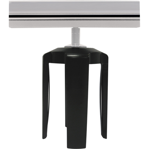 Support d'enseigne Tensabarrier avec adaptateur, Noir Brunswick Fyr & Safety