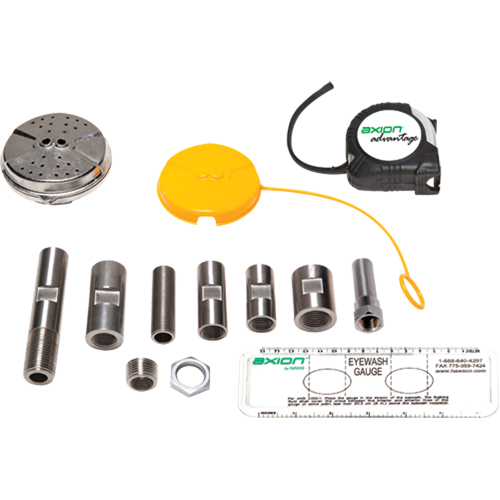 Axion Advantage&reg; Eye/Face Wash Upgrade Kit with Stainless Steel Eye/Face Wash Head Brunswick Fyr & Safety