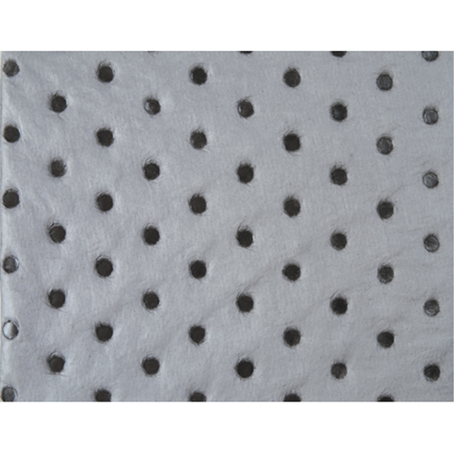 Feuilles absorbantes en fibres fines de calibre industriel, Universel, 15" x 17", 40 gal. d'absorption Brunswick Fyr & Safety