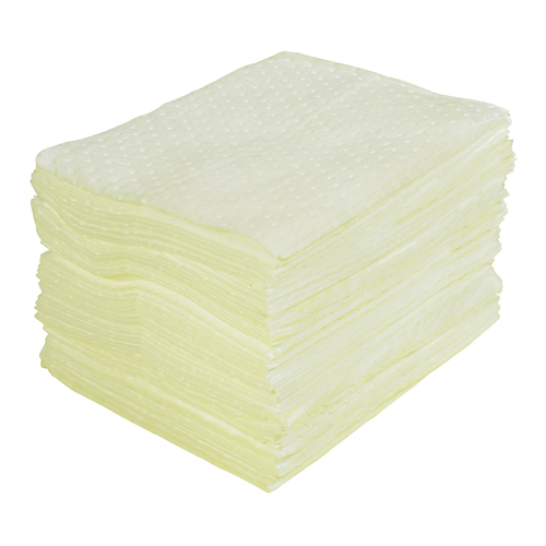 Premium Laminated (SMS) Sorbent Pads, Hazmat, 15" x 17", 30 gal. Absorbancy Brunswick Fyr & Safety