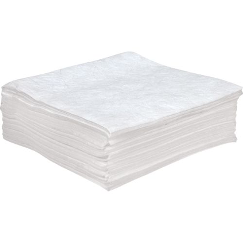 Premium Anti Static Sorbent Pads, Oil Only, 30" x 30", 55 Gal. Absorbancy Brunswick Fyr & Safety