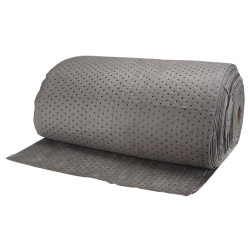 High Traffic Sorbents, Heavyweight, 150' L x 30" W, 60 gal. Absorbancy Brunswick Fyr & Safety