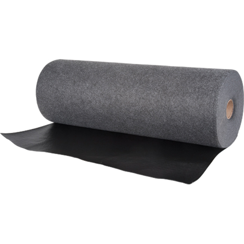 Tapis industriels avec support en poly, 36" la x 150' lo, Lourd Brunswick Fyr & Safety