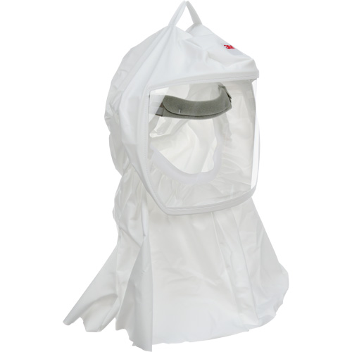 Cagoule Versaflo de haute durabilit&eacute; avec coiffe int&eacute;gr&eacute;e, Grand/Moyen, Coiffe souple, Bavette Simple Brunswick Fyr & Safety