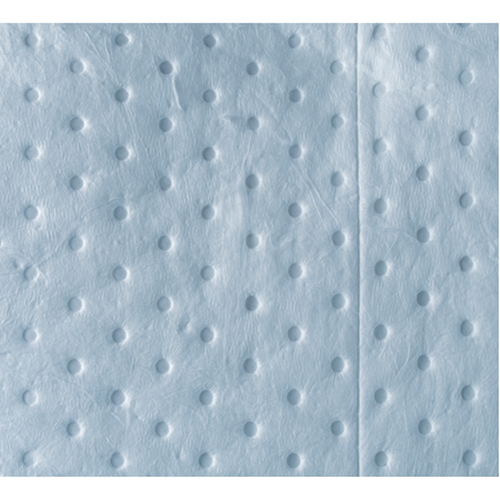 Premium Blue Bonded Sorbent Pads, Oil Only, 15" x 18", 30 gal. Absorbancy Brunswick Fyr & Safety