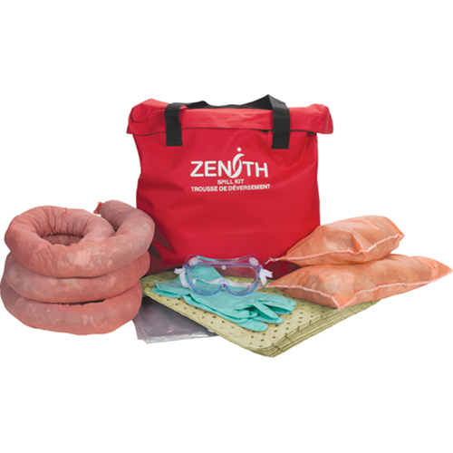 Trousse de lutte contre les d&eacute;versements de premi&egrave;re qualit&eacute; pour camion, Mati&egrave;res dangereuses, Sac, Absorbance de 10 gal. US Brunswick Fyr & Safety