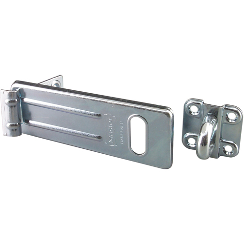 General Security Hardened Steel Hasp, Silver Brunswick Fyr & Safety