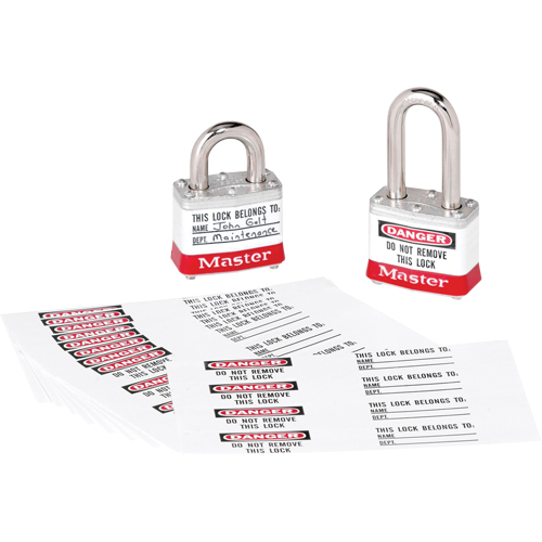 Zenex Thermoplastic Photo Padlock Identification Labels Brunswick Fyr & Safety