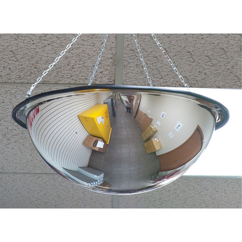 360° Dome Mirror, Full Dome, Open Top, 20" Diameter Brunswick Fyr & Safety