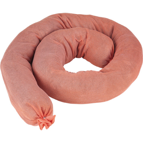 Sorbents Socks, Hazmat, 40 gal. Absorbancy, 3" W x 4' L, Pack of 25 Brunswick Fyr & Safety