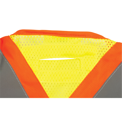 CSA Compliant High Visibility Surveyor Vest, High Visibility Lime-Yellow, Medium, Polyester Brunswick Fyr & Safety