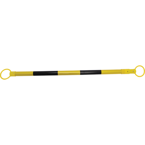 Barrier Cone Bar, 6' 6" Extended Length, Black Brunswick Fyr & Safety