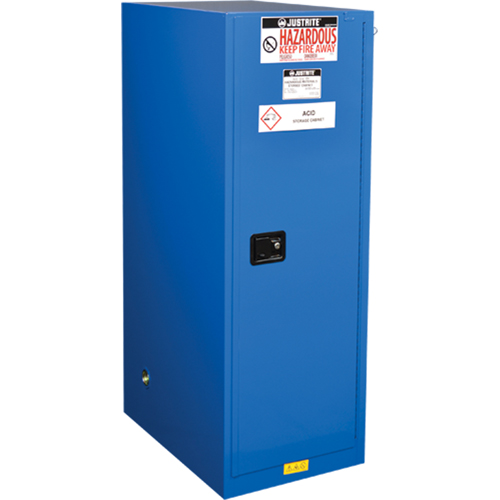 Sure-Grip&reg; Ex Hazardous Material Slimline Safety Cabinets, 54 Gal., 23.25" x 65" x 34" Brunswick Fyr & Safety