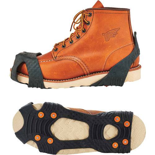 Trex 6300 Slip-On Ice Cleats, Carbon Steel, Stud Traction, Medium Brunswick Fyr & Safety