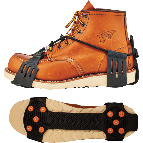 Trex 6310 Adjustable Slip-On Ice Cleats, Carbon Steel, Stud Traction, Medium Brunswick Fyr & Safety