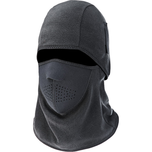 N-Ferno&reg; 6826 Two-Piece Balaclava, Fleece/Neoprene/Polyester, Black Brunswick Fyr & Safety