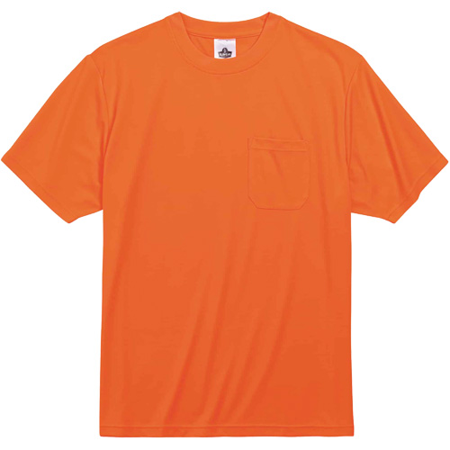 GloWear 8089 Non-Certified T-Shirt, Polyester, Small, High Visibility Orange Brunswick Fyr & Safety