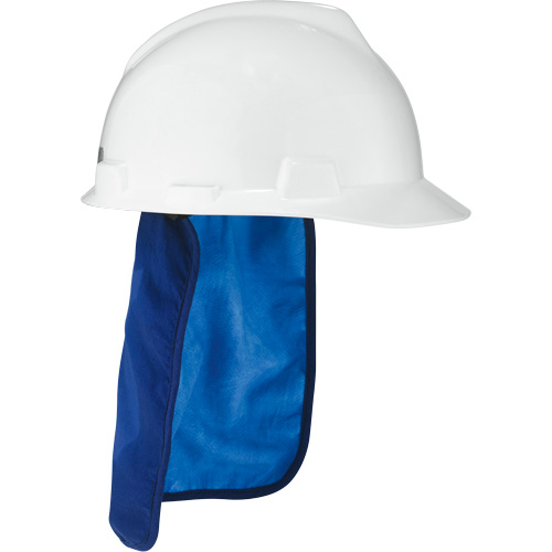 Chill-Its&reg; 6717CT Cooling Hardhat Pad & Neck Shade, Blue Brunswick Fyr & Safety