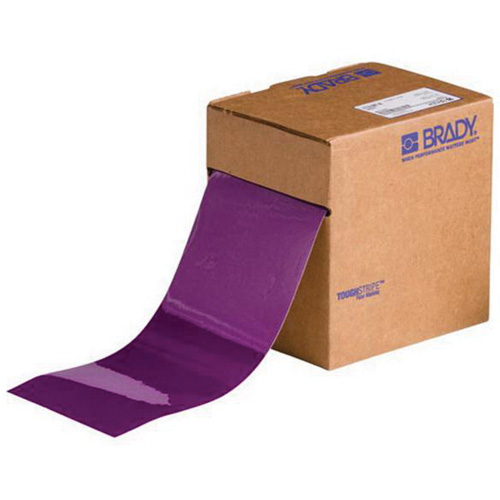ToughStripe&reg; Floor Marking Tape, 3" x 100', Polyester, Purple Brunswick Fyr & Safety
