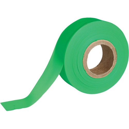 Ruban pour signalisation, 1,188" la x 150' lo, Vert fluorescent Brunswick Fyr & Safety